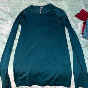 Lululemon Teal long sleeve